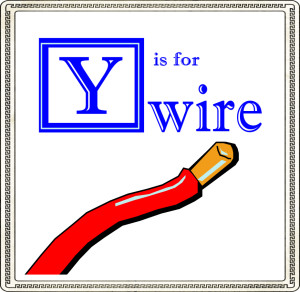 y is for wire